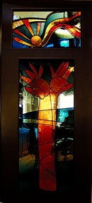 Library door